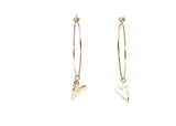 Heart Hoop Earrings