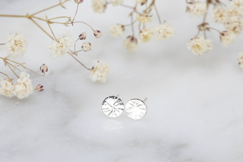 Sun Ray Disc Studs