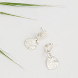 Double Textured Pebble Earrings