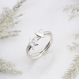 Textured Star Ring