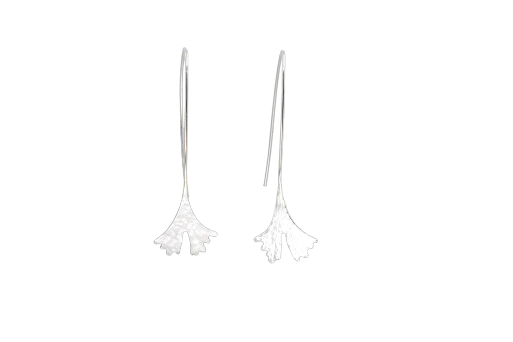 Ginkgo Earrings - Oorla Jewellery. Contemporary handmade gemstone ...